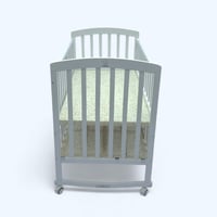 سرير خشب مع ناموسية بثلاث مستويات مقاس 100في60