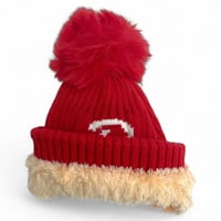 طربوش صوف داخل فرو للاطفال باللون متعددة