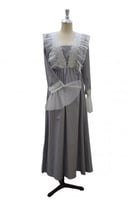 قميص رضاعة بأكمام طويلة لون رمادي