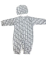 افرول مع طربوش مواليد قطن مصري 100%