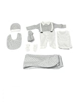 بدلة طقم مع مفرش اطفال 80 % قطن 20 % بوليستر 20%