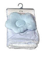 بطانيه مع مخدة بوليستر 100%