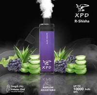 شيشة اكس بود عنب صبار 10000 سحبة XPD ALOE GRAPE 10...