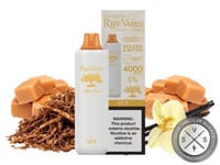 سحبة رايب فيب 4000 موشة نكهات متنوعة - Ripe Vapes...