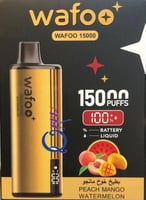 سحبة وافو 15000 موشة 50 نيكوتين Wafoo 15000 PUFFS