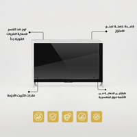 واقي شاشة التلفزيون ضمان كسر المنتج مدى الحياة.