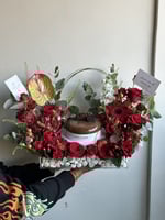 كيكة جالكسي إني و داني + ورد | Galaxy Annie and Da...