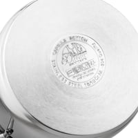 طقم قدور ستيل تركي فاخر 18/10 غطاء ستيل 9 قطع