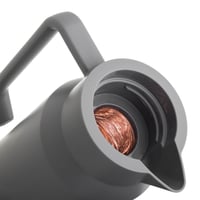 ترمس هوست رمادي مع ذهبي 1 لتر