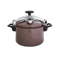 قدر ضغط باصرة جرانيت بني مقاس 9 لتر