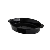 طقم صواني فرن سيراميك قطعتين أسود