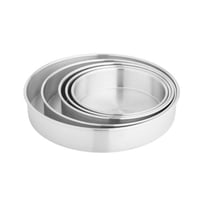 طقم صواني فرن ألمنيوم دائرية نيوفلون 5 قطع