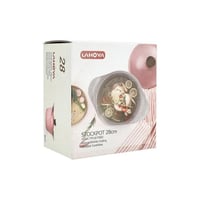 قدر جرانيت لاهويا مقاس 28 سم رمادي