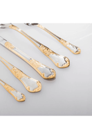 طقم ملاعق ستيل 72 قطعة شنطة خشب