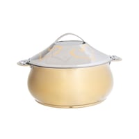 حافظة طعام ستيل هندي مذهب 5 لتر