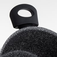 قدر جرانيت نيوفلون غطاء ستيل 22 سم