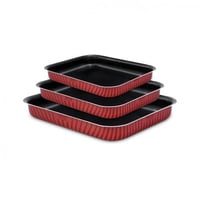 طقم صواني فرن نيوفلون مستطيل 3 قطع