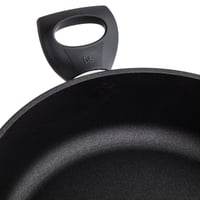 قدر منخفض إيطالي غطاء زجاج مقاس 32 سم