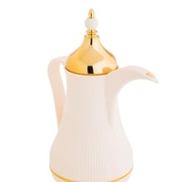 طقم ترامس الدلة من ألاسكا لون بيج مع ذهبي