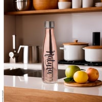 قارورة زجاج لون برونزي 580 مل