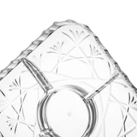 صحن تقديم أكليرك بغطاء شفاف