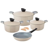 طقم قدور جرانيت جويل 9 قطع بيج