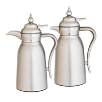 طقم ترامس علا قطعتين نيكل مطفي