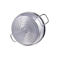 قدر منتو ستيل تركي 5 قطع 28 سم