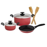 طقم قدور تيفال نيوفلون 7 قطع