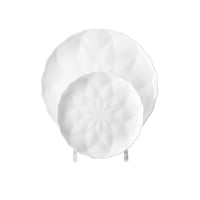 طقم عشاء أركوبال فاخر أبيض 24 قطعة - 6 اشخاص