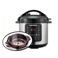 قدر ضغط كهربائي 10 لتر مع شبك استيل للمندي