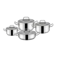 طقم قدور ستيل سوفرام تركي 8 قطع