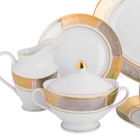 طقم شاي ريتشفاين من البورسلين 24 قطعة لـ 6 أشخاص