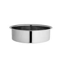 سخان طعام استيل هندي مع ذهبي مقاس 8 لتر