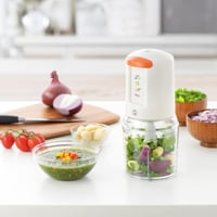 فرامة طعام السيف 350 واط لون أبيض برتقالي