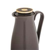 ترمس ألاسكا 1 لتر لون بني مع ذهبي