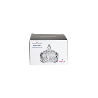 تمرية زجاج بغطاء شفاف