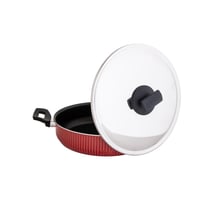 مقلاة نيوفلون غطاء ستيل 26 سم