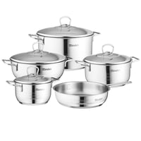 طقم قدور ستيل MIROLEX مكون من 9 قطع