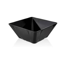 زبدية تقديم ميلامين أسود مقاس 30 سم