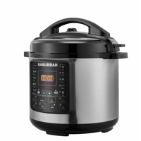 قدر ضغط كهربائي 10 لتر مع شبك استيل للمندي