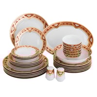 طقم عشاء ريتشفاين من البورسلين 32 قطعة لـ 6 أشخاص