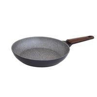 طاوة جرانيت مقاس 24 سم يد لون خشبي