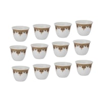 طقم فناجين قهوة سعودية بورسلين 12 قطعة