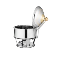 سخان طعام بوهارا استيل هندي مع ذهبي 5 لتر