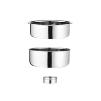 سخان طعام استيل هندي مقاس 4 لتر