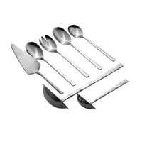 شنطة ملاعق ستانلس ستيل 72 قطعة فضي