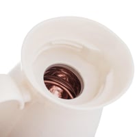 ترمس ألاسكا 1 لتر لون أبيض لؤلؤي مع ذهبي