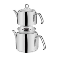 طقم براد شاي سوفرام استيل تركي قطعتين 1.20 + 2.30...