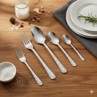 طقم ملاعق وشوك إستيل ياباني 60 قطعة